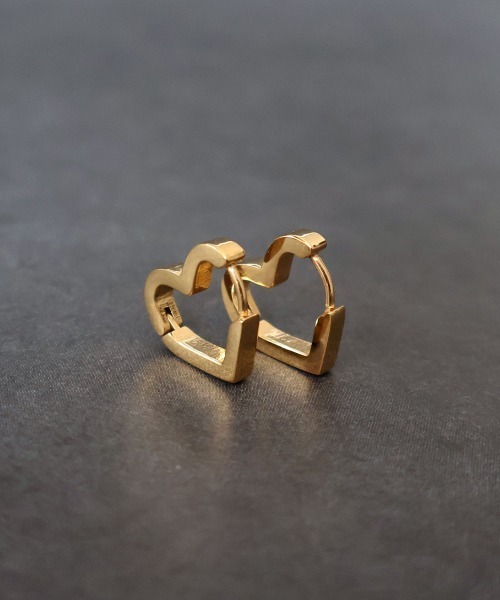 4INT.(フォイント)の「デザインフープ ピアス / サージカルステンレス316L (金属アレルギー対応)(ピアス(両耳用)・メンズ・B/G/A/H/C/D/E/F/I/L/K/J・FREE)」の2枚目の写真
