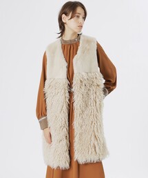 LOVELESS | フェイクファーコンビベスト(ベスト)