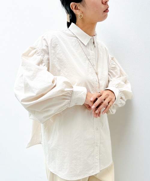 volume sleeve shirt ボリュームスリーブシャツ VOLUME－SLEEVE BASIC SHIRT