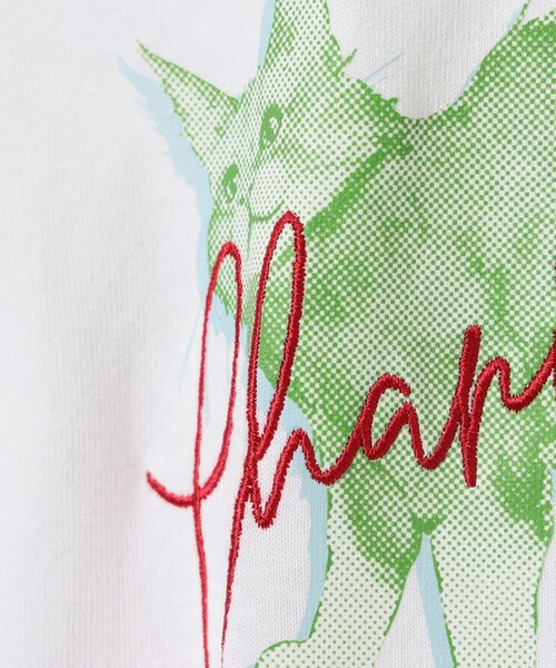 CHARI&CO（チャリアンドコー）の「CHARI&CO / INTMIDATION CAT TEE（Tシャツ/カットソー・メンズ・ホワイト・M/S/L/XL）」の5枚目の写真