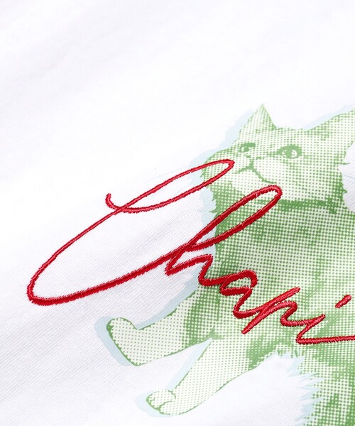 CHARI&CO（チャリアンドコー）の「CHARI&CO / INTMIDATION CAT TEE（Tシャツ/カットソー・メンズ・ホワイト・M/S/L/XL）」の15枚目の写真