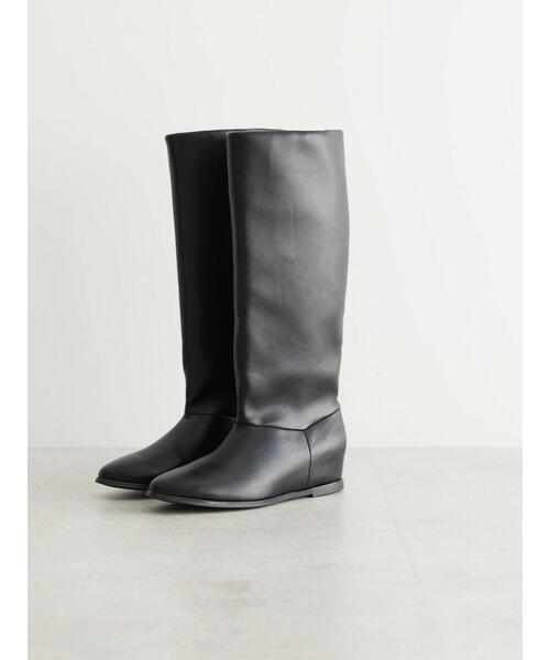 AMERICAN HOLIC(アメリカンホリック)の「インヒールストレッチロングブーツ(ブーツ・レディース・ブラック・L/M/S)」の1枚目の写真