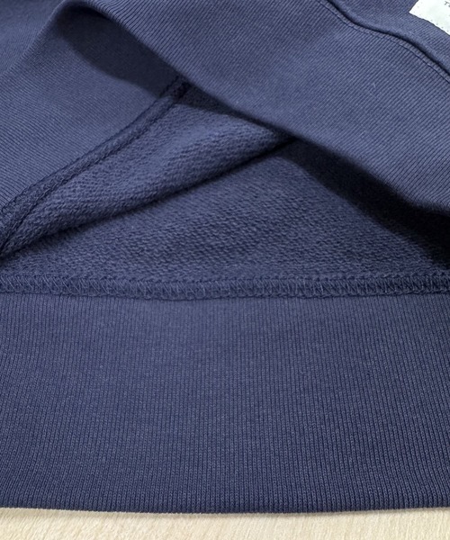 SNOOPY×OLD BETTY'S（スヌーピーカケルオールドベティーズ）の「スヌーピー【SNOOPY】Crew Neck Sweat (My Life As柄)（スウェット・レディース・ネイビー・M/L）」の5枚目の写真