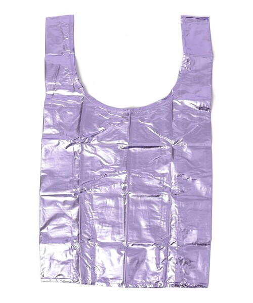 BAGGU(バグー)の「BAGGU:スタンダード メタリック(エコバッグ/サブバッグ・レディース・シルバー/ライトグリーン/ゴールド/ピンク・ONE SIZE)」の3枚目の写真