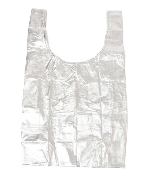 BAGGU(バグー)の「BAGGU:スタンダード メタリック(エコバッグ/サブバッグ・レディース・シルバー/ライトグリーン/ゴールド/ピンク・ONE SIZE)」の1枚目の写真