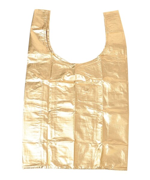 BAGGU(バグー)の「BAGGU:スタンダード メタリック(エコバッグ/サブバッグ・レディース・シルバー/ライトグリーン/ゴールド/ピンク・ONE SIZE)」の4枚目の写真