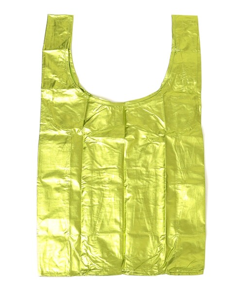 BAGGU(バグー)の「BAGGU:スタンダード メタリック(エコバッグ/サブバッグ・レディース・シルバー/ライトグリーン/ゴールド/ピンク・ONE SIZE)」の2枚目の写真