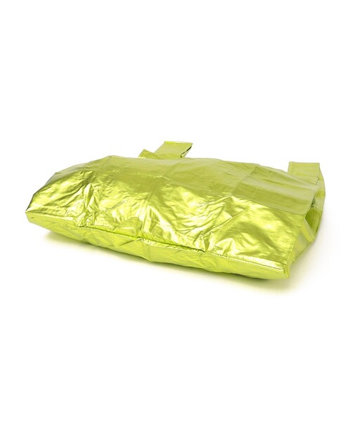 BAGGU(バグー)の「BAGGU:スタンダード メタリック(エコバッグ/サブバッグ・レディース・シルバー/ライトグリーン/ゴールド/ピンク・ONE SIZE)」の6枚目の写真