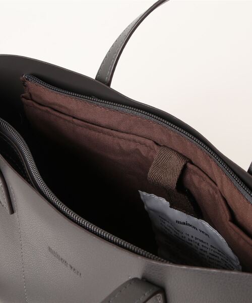 maison vert(メゾンヴェール)の「【maison vert/メゾンヴェール】2WAYトートバッグ/#MV-6(トートバッグ・レディース・グレー/ブラック/ピンク/グレイッシュベージュ・FREE)」の9枚目の写真