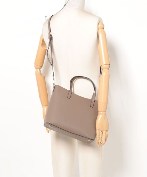 maison vert(メゾンヴェール)の「【maison vert/メゾンヴェール】2WAYトートバッグ/#MV-6(トートバッグ・レディース・グレー/ブラック/ピンク/グレイッシュベージュ・FREE)」の11枚目の写真