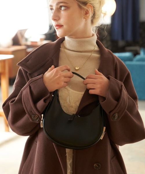 Birthday room(バースデイルーム)の「2WAYラウンドスモールバッグ(ハンドバッグ・レディース・ホワイト/ブラック・FREE)」の22枚目の写真