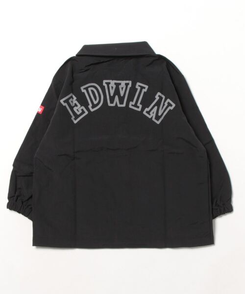 EDWIN(エドウィン)の「EDWIN / エドウィン コーチジャケット(ナイロンジャケット・キッズ・ブラック/ベージュ・130cm/120cm/110cm/100cm)」の9枚目の写真