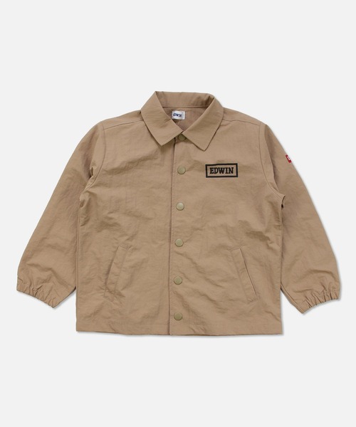 EDWIN(エドウィン)の「EDWIN / エドウィン コーチジャケット(ナイロンジャケット・キッズ・ブラック/ベージュ・130cm/120cm/110cm/100cm)」の7枚目の写真
