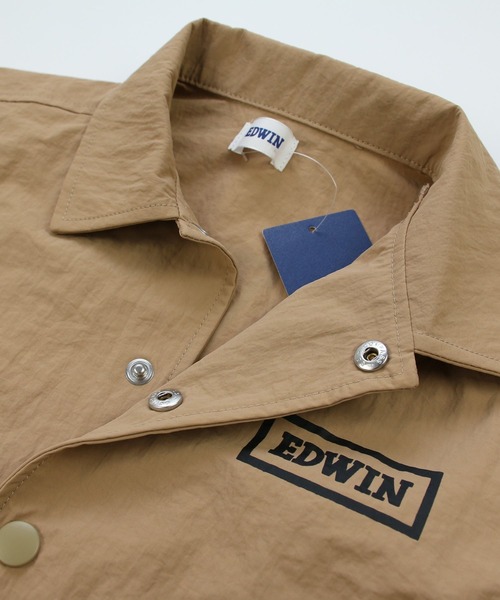 EDWIN(エドウィン)の「EDWIN / エドウィン コーチジャケット(ナイロンジャケット・キッズ・ブラック/ベージュ・130cm/120cm/110cm/100cm)」の10枚目の写真