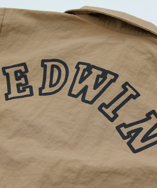 EDWIN(エドウィン)の「EDWIN / エドウィン コーチジャケット(ナイロンジャケット・キッズ・ブラック/ベージュ・130cm/120cm/110cm/100cm)」の15枚目の写真