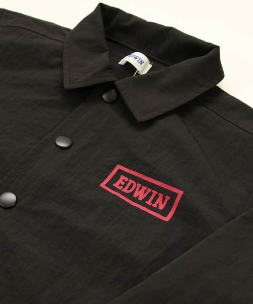 EDWIN(エドウィン)の「EDWIN / エドウィン コーチジャケット(ナイロンジャケット・キッズ・ブラック/ベージュ・130cm/120cm/110cm/100cm)」の18枚目の写真