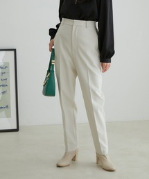 VIS | 【洗える・防シワ】美HIT裏起毛テーパードパンツ(スラックス)