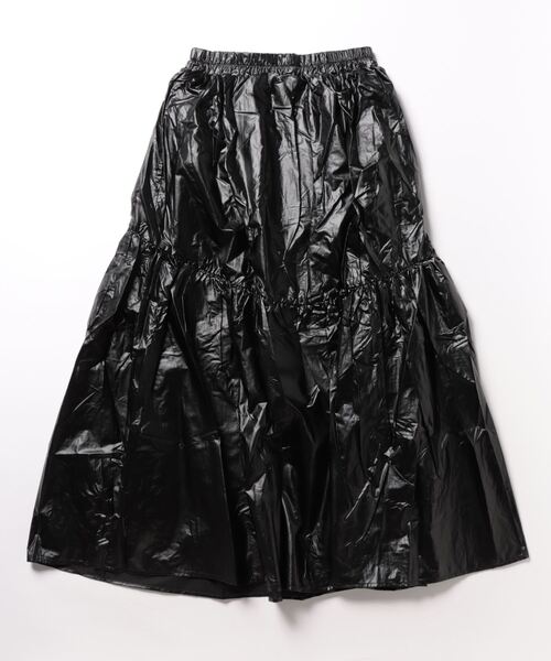 e-zakkamania stores（イーザッカマニアストアーズ）の「【光を纏う、主役級スカート。】 メタリック タフタギャザー フレアスカート（スカート・レディース・ゴールド/ブラック/シルバー・M）」の20枚目の写真