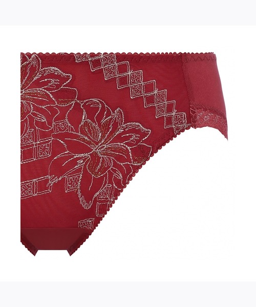 AMOSTYLE BY Triumph(アモスタイルバイトリンプ)の「レギュラーショーツ キス ザ ミラー AMST1451 Hikini JX(ショーツ・レディース・グレー/レッド/ホワイト/ブルー・M/L)」の8枚目の写真