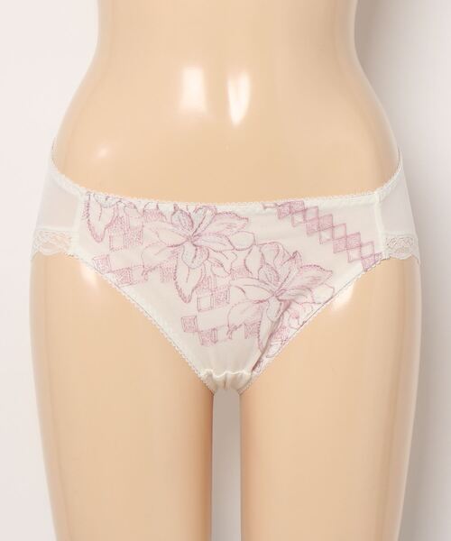 AMOSTYLE BY Triumph(アモスタイルバイトリンプ)の「レギュラーショーツ キス ザ ミラー AMST1451 Hikini JX(ショーツ・レディース・グレー/レッド/ホワイト/ブルー・M/L)」の11枚目の写真