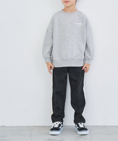 coca(coca)(コカ)の「キッズ 親子お揃いサイドラインパンツ(その他パンツ・キッズ・ブラック/ベージュ・110/120/130/140)」の7枚目の写真