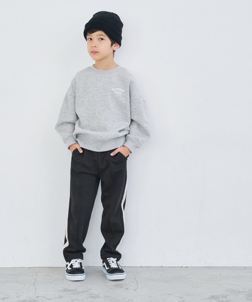 coca(coca)(コカ)の「キッズ 親子お揃いサイドラインパンツ(その他パンツ・キッズ・ブラック/ベージュ・110/120/130/140)」の9枚目の写真