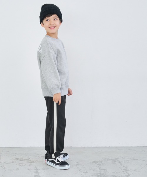 coca(coca)(コカ)の「キッズ 親子お揃いサイドラインパンツ(その他パンツ・キッズ・ブラック/ベージュ・110/120/130/140)」の10枚目の写真