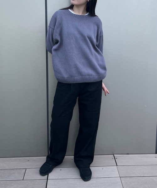 BROKEN BASE(ブロークンベース)の「コットンニーラインイージーパンツ(その他パンツ・メンズ・ブラック/アイボリー・MEDIUM/LARGE)」の12枚目の写真