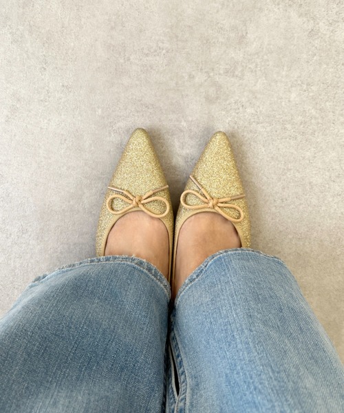 ポインテッドトゥラメバレエシューズ 41115（バレエシューズ）｜ORiental TRaffic（オリエンタルトラフィック）