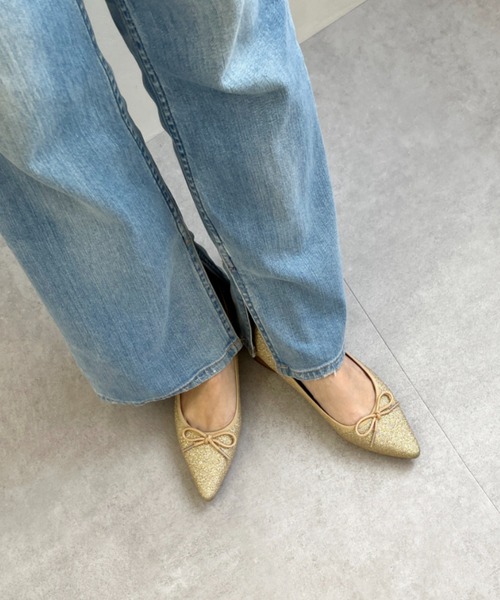 ポインテッドトゥラメバレエシューズ 41115（バレエシューズ）｜ORiental TRaffic（オリエンタルトラフィック）