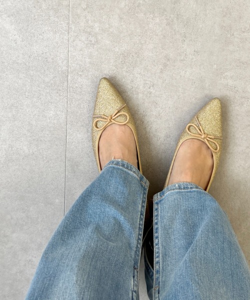 ポインテッドトゥラメバレエシューズ 41115（バレエシューズ）｜ORiental TRaffic（オリエンタルトラフィック）