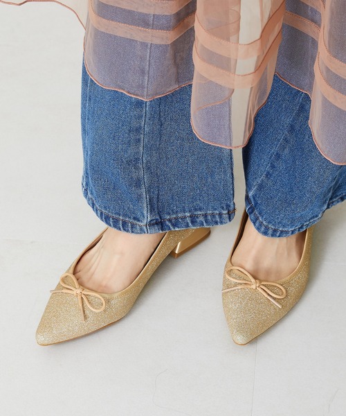 ポインテッドトゥラメバレエシューズ 41115（バレエシューズ）｜ORiental TRaffic（オリエンタルトラフィック）