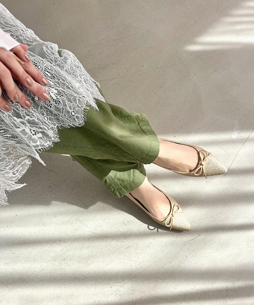 ポインテッドトゥラメバレエシューズ 41115（バレエシューズ）｜ORiental TRaffic（オリエンタルトラフィック）