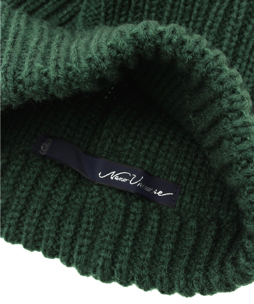 NANO universe（ナノユニバース）の「：リブカラーワッチ（ニットキャップ/ビーニー・メンズ・グリーン/ボルドー/グレー/ネイビー/ブラック・FREE）」の8枚目の写真