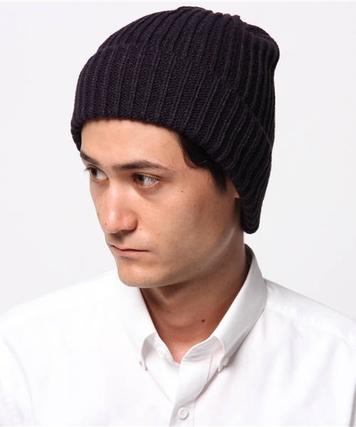 NANO universe（ナノユニバース）の「：リブカラーワッチ（ニットキャップ/ビーニー・メンズ・グリーン/ボルドー/グレー/ネイビー/ブラック・FREE）」の6枚目の写真