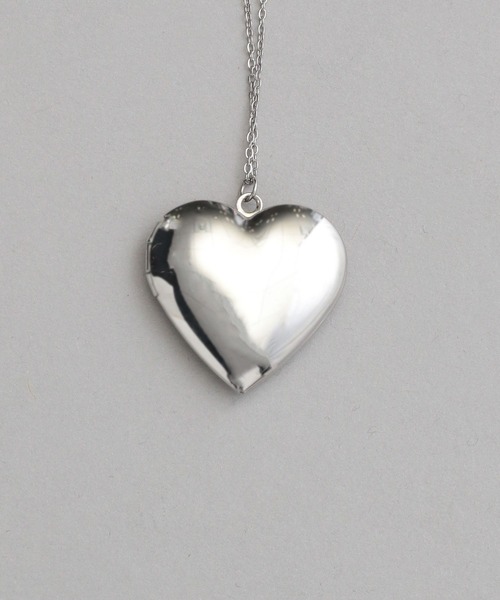 A part by（アパートバイ）の「ＳＵＳ／ハートロケットネックレス（ネックレス・レディース・シルバー/ゴールド・FREE）」の6枚目の写真