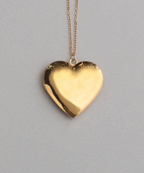 A part by（アパートバイ）の「ＳＵＳ／ハートロケットネックレス（ネックレス・レディース・シルバー/ゴールド・FREE）」の7枚目の写真