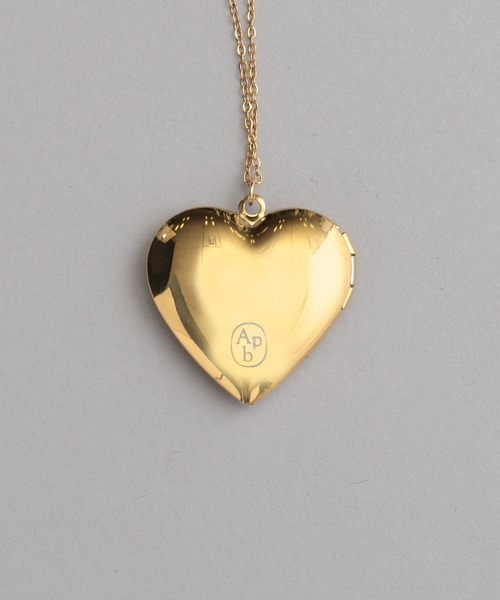 A part by（アパートバイ）の「ＳＵＳ／ハートロケットネックレス（ネックレス・レディース・シルバー/ゴールド・FREE）」の8枚目の写真