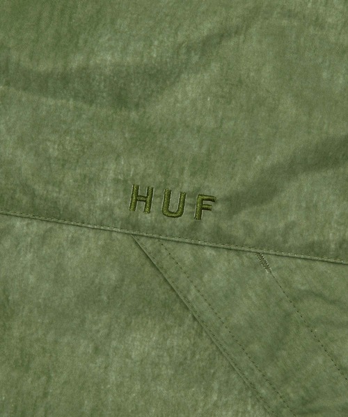HUF（ハフ）の「STANDARD PUFFER JACKET III / HUF パファージャケット thermolite(R)（ダウンジャケット/コート・メンズ・グリーン系その他/ブラック/オレンジ系その他・SMALL/X-LARGE/LARGE/MEDIUM/XX-LARGE）」の15枚目の写真