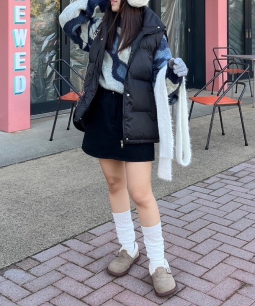 nemne store(ネンネストア)の「【低身長用サイズあり】モヘアライクマーブルニット(ニット/セーター・レディース・ホワイト系その他2/ネイビー/ホワイト系その他・MEDIUM/SMALL)」の22枚目の写真