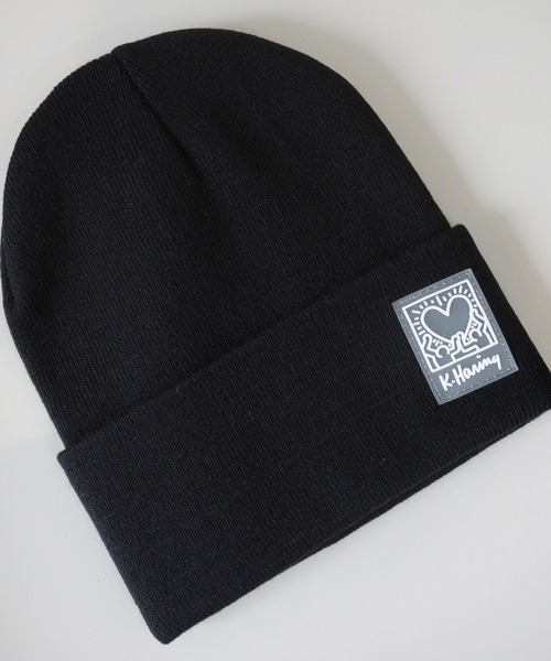 Keith Haring(キース・ヘリング)の「【 Keith Haring / キースヘリング 】 アイコン ニットキャップ ビーニー(ニットキャップ/ビーニー・メンズ・ブラック/ホワイト系その他/ミント/ブラック系その他/オフホワイト/ブラウン系その他/グレー/ブラウン/グレー系その他・FREE)」の3枚目の写真