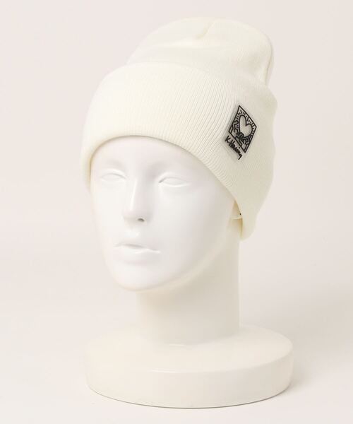 hrkk330A.P.C. アイボリー ニット帽 ビーニー新品タグ付き Keith Haring / キースヘリング 】 アイコン ニットキャップ ビーニー