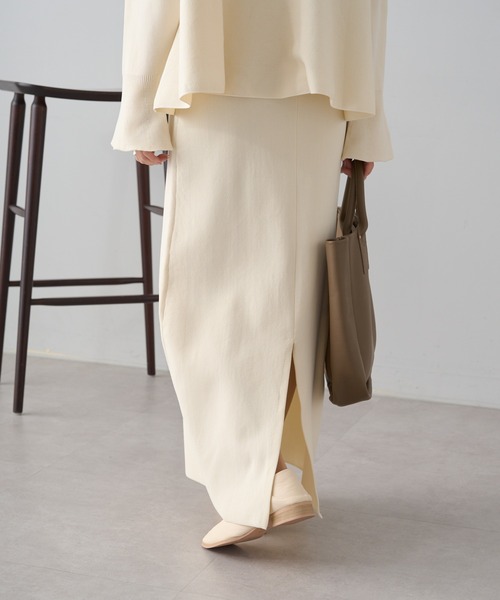 PUAL CE CIN(ピュアルセシン)の「【Du noir】スポンディッシュナロースカート(スカート・レディース・ブルー/グレー/イエロー/ブラック/アイボリー・FREE)」の18枚目の写真