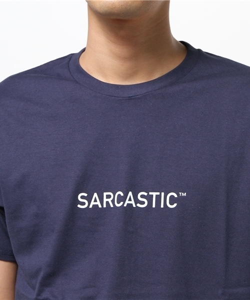 SARCASTIC（サキャスティック）の「S/S TEE TM LOGO（Tシャツ/カットソー・メンズ・ホワイト/アッシュ/ネイビー・MEDIUM/LARGE/X-LARGE）」の7枚目の写真