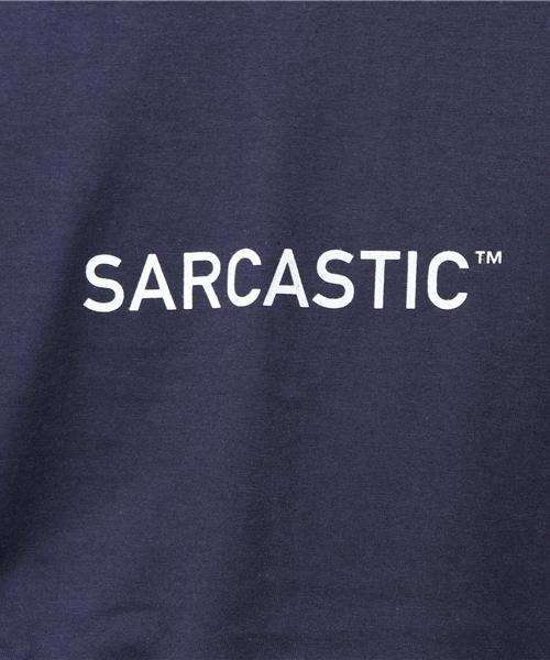 SARCASTIC（サキャスティック）の「S/S TEE TM LOGO（Tシャツ/カットソー・メンズ・ホワイト/アッシュ/ネイビー・MEDIUM/LARGE/X-LARGE）」の9枚目の写真