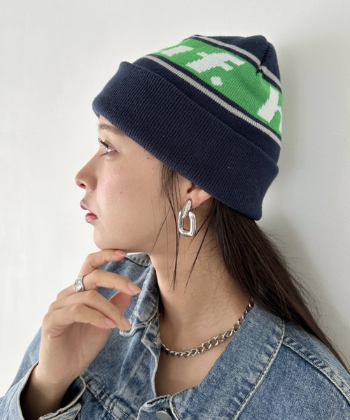huf ボンボンニット帽 楽天市場】ハフ ニットキャップ HUF BRONZE 56K FLAP BEANIE