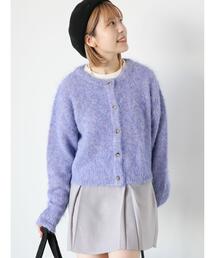 ehka sopo | メランジクルーカーディガン(カーディガン/ボレロ)