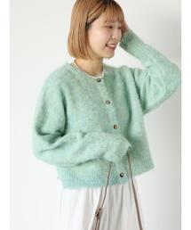 ehka sopo | メランジクルーカーディガン(カーディガン/ボレロ)