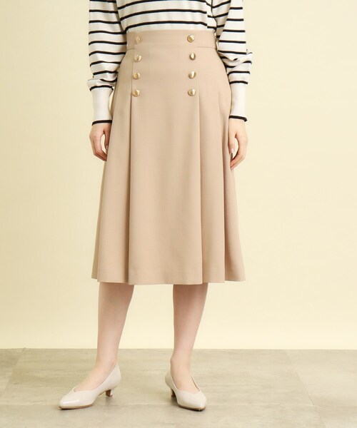 grove（グローブ）の「◆ブッチャーマリン釦スカート（スカート・レディース・ネイビー/ベージュ/ライトブルー・02/03/01/04/05）」の18枚目の写真