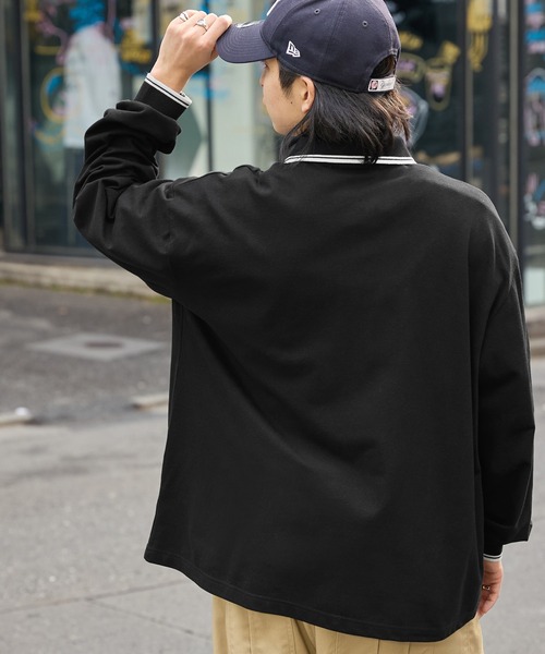 Southsidesilhouette着用 POLO Ralph Lauren Polo Ralph Lauren Oversize Back-logo Fleece Crewneck
